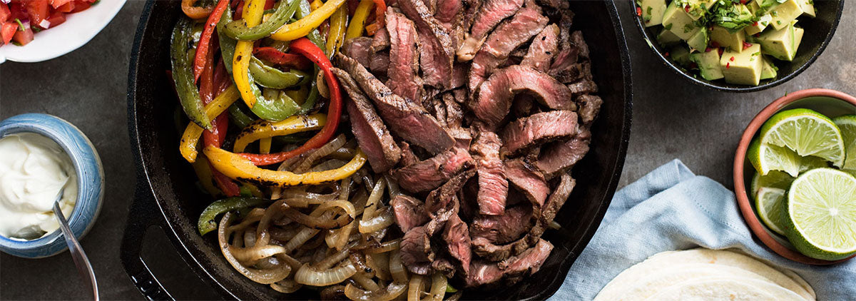 Grilled Flank Steak Fajitas Recipe