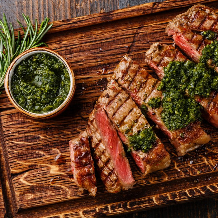 Sirloin Steak with Chimichurri Sauce