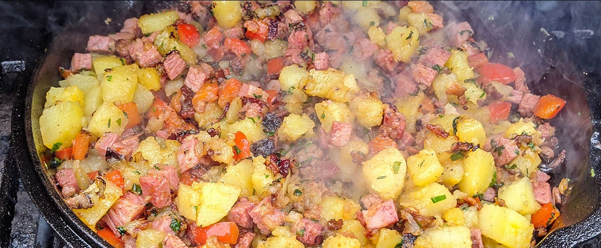 Smoked Corned Beef Brisket Hash Recipe