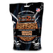 A-MAZE-N mesquite pellets in 2lb black bag with red, white and orange lettering