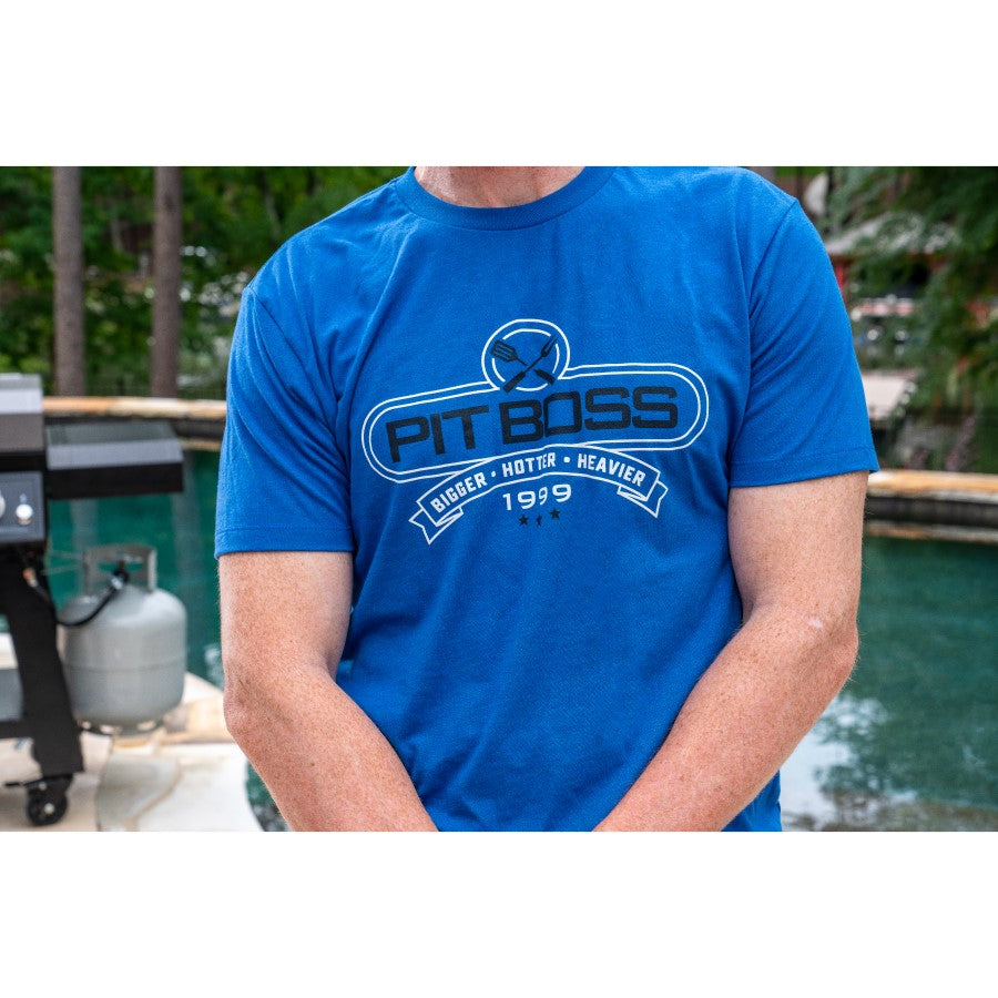 Pit Boss Tools of the Trade Men’s T-Shirt - Royal Heather