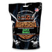 2 LB 100% Maple BBQ Pellets, black bag with red, white and green lettering