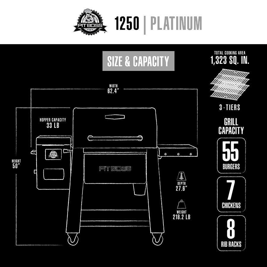 Platinum 1250 Wood Pellet Grill