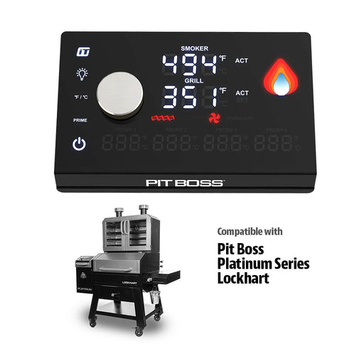 Pit Boss Replacement Control Board Compatible with Pit Boss  platinum series lockhart. Black and red flame