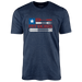 Pit Boss Tools Flag T- Shirt - Navy Heather