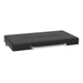 4-Burner Deluxe Griddle Kit. Black with blue accents and silver handle.