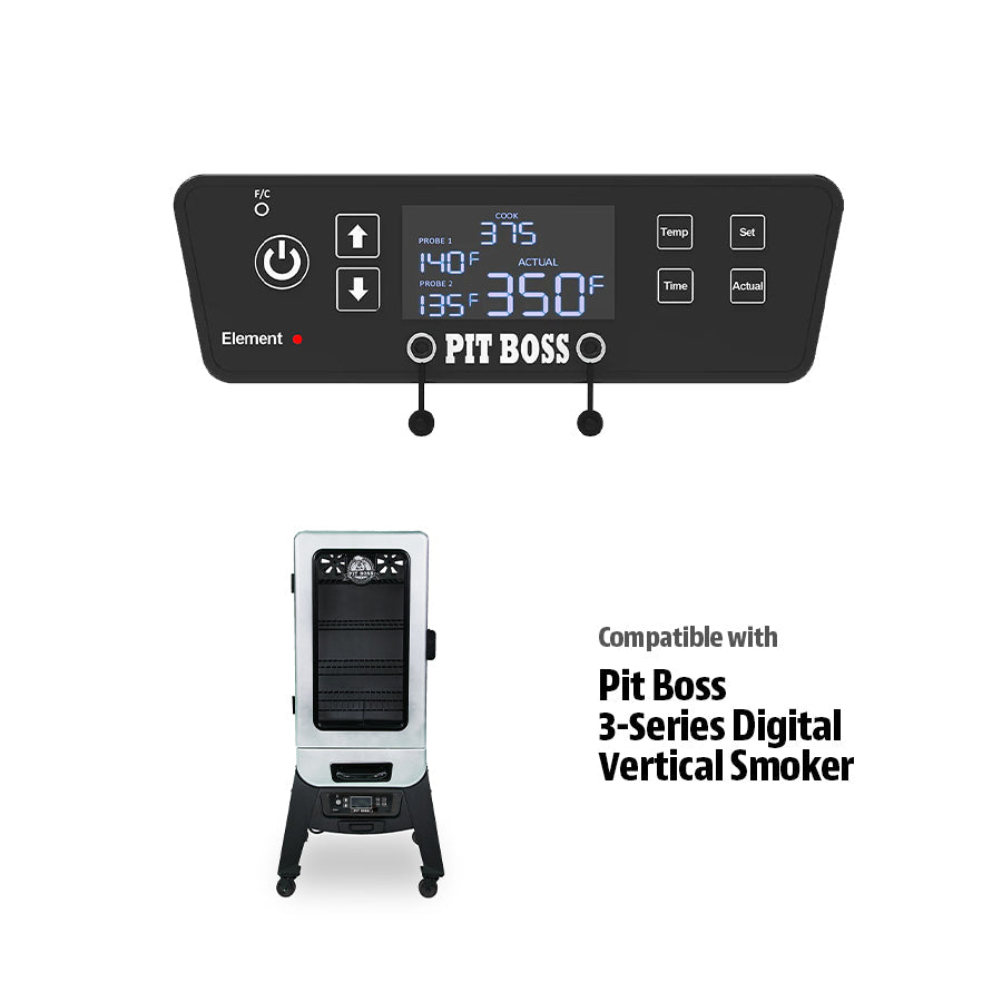 Pit Boss Replacement Control Board Compatible with Pit Boss  3-series digital vertical smoker.