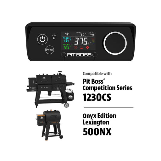 Pit Boss Connected Control Board. Control board compatible with Pit Boss Competition Series 1230CS and Onyx Edition Lexington 500NX.