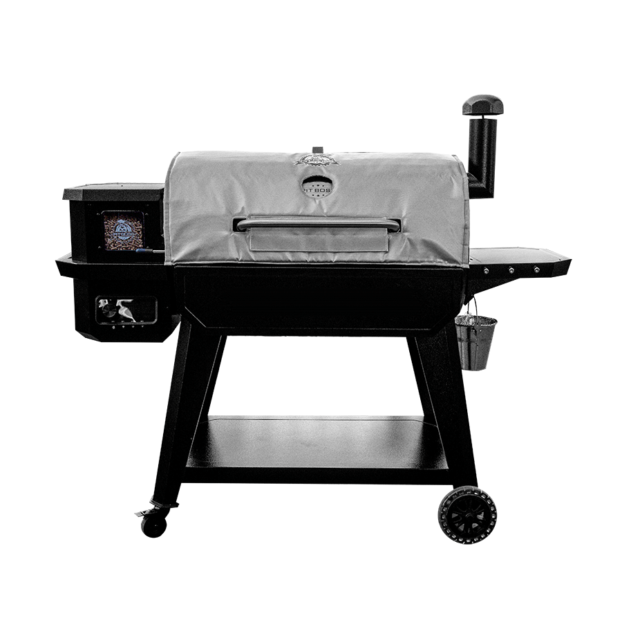 silver bbq grill insulated blanket for cold weather grilling on pit boss smoker