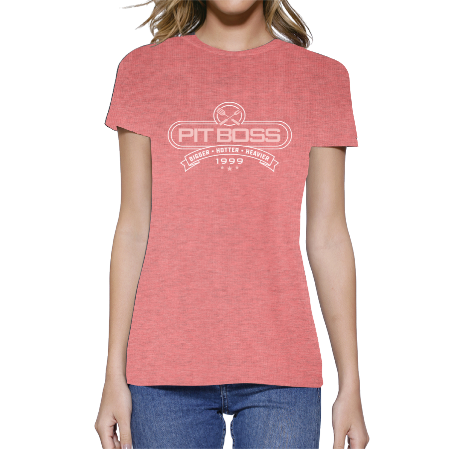 Pit Boss Tools of the Trade Women’s T-Shirt - Pink Lemonade Heather