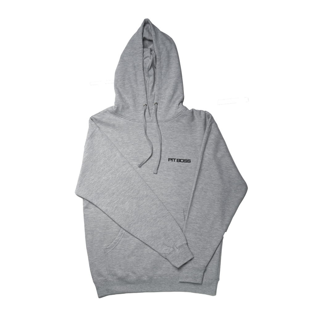 Pit Boss Vertical Flag Hoody - Heather Gray