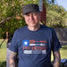 Pit Boss Tools Flag T- Shirt - Navy Heather