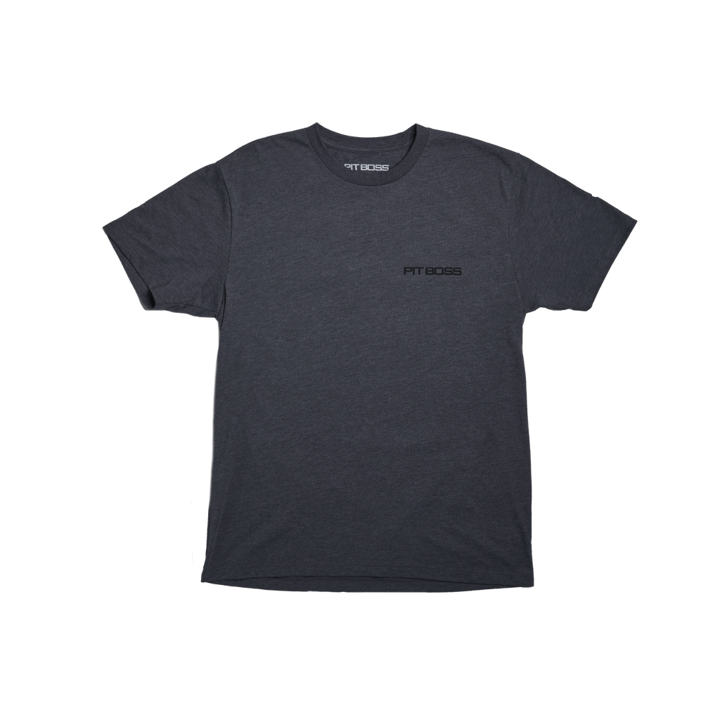 Pit Boss Vertical Flag Men’s T-Shirt - Titanium Heather Gray